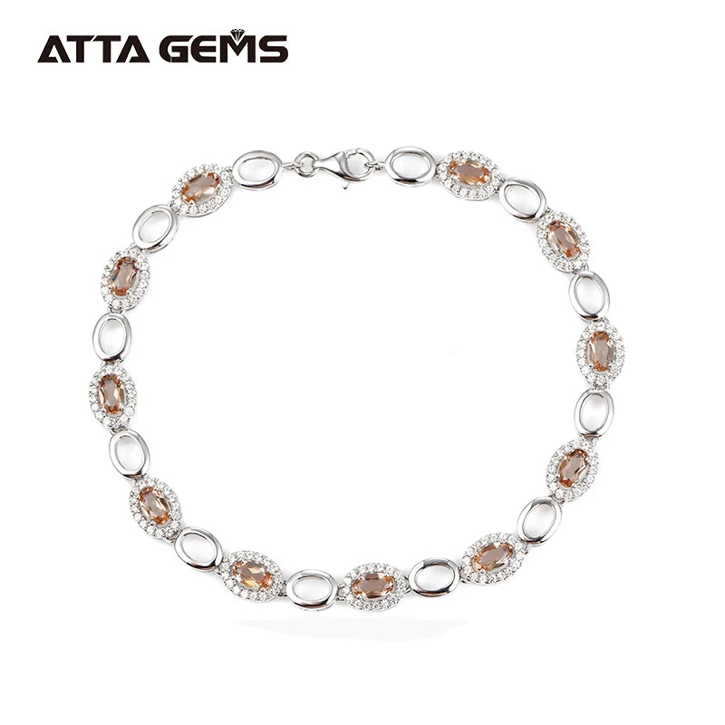 Diaspore Zultanite Bracelet 925 Sterling Silver Fine Jewelry Wedding Bracelet 30 Carats Created  Tennis Bracelet for Women