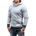 10%OFF M-3XL  Men's Hoodies Sweatshirts New Slim and Thick Pullover for Male Diagonal Zipper Hoodie Sweatshirt
