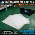A2 A3 A4 Dtf Pet Heat Transfer Film Paper Instant Peel Dtf Printer Film Sheets Double Sided Printing 13X19 Dtf Film