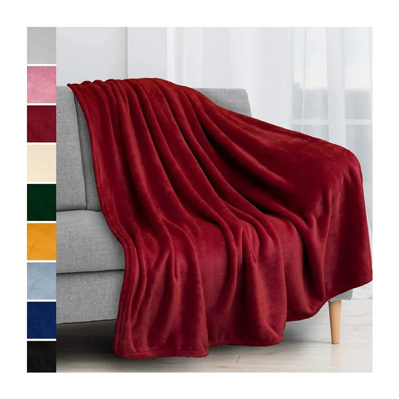 Factory Custom Design Warm Elegant Cozy Fuzzy Fluffy Faux Fur Throw Blanket for Outdoor