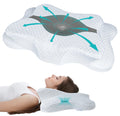 Pain Relief Orthopedic Cervical Pillow Ergonomic Memory Foam Neck Pillow for Shoulder Support Factory Wholesale