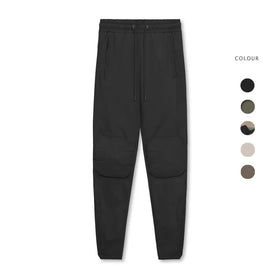 Mens Casual Embroidered Waterproof Jogger Sweatpants Regular Fit Hiking Running Gym Pockets Cargo Pants High Waist Straight