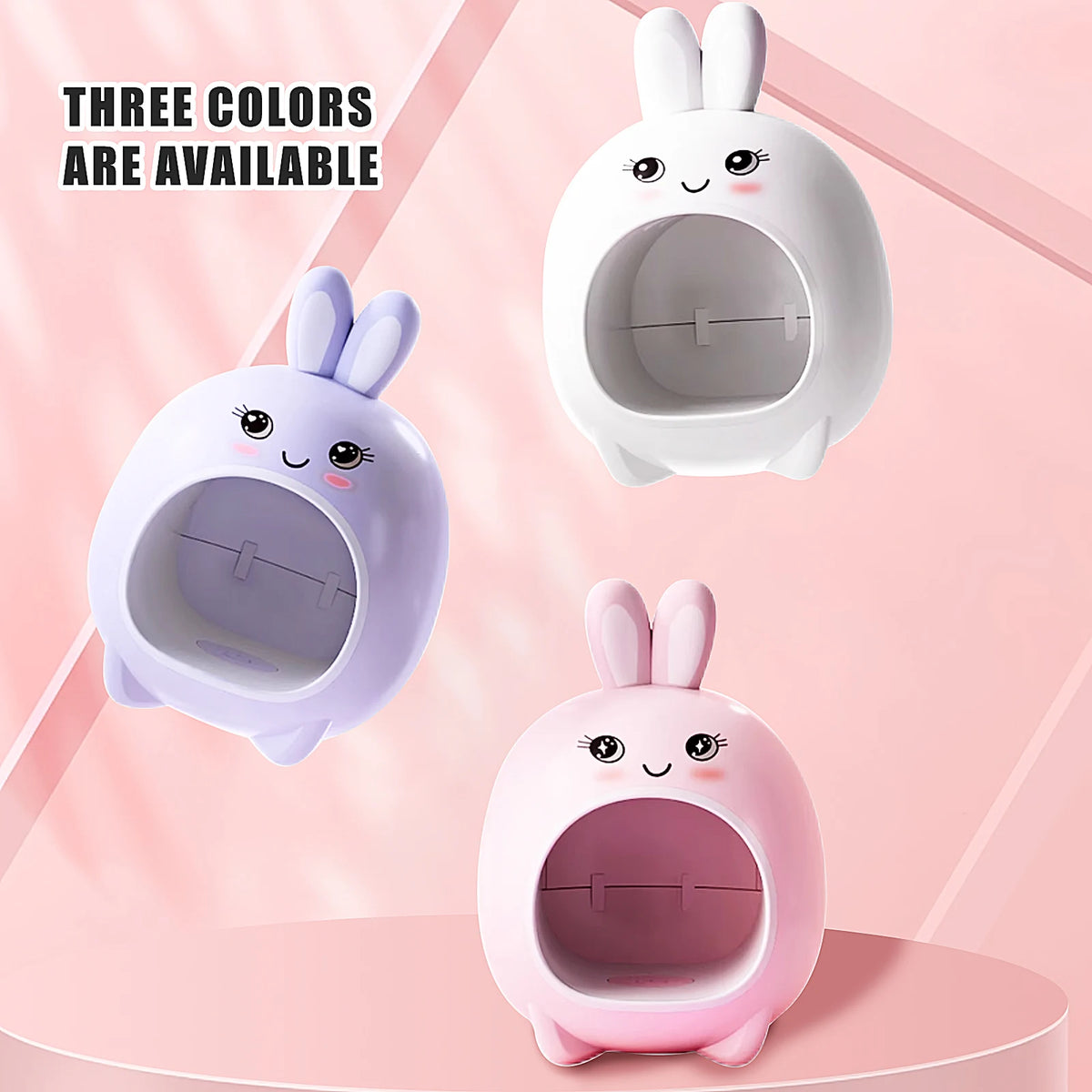 2023 New Mini Rabbit 10W 5pcs Rechargeable Cordless LED UV Nail Lamp Plastic Battery Powered OEM/ODM for Nail Salon MegaBDM