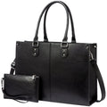 Custom Hot Sale Office Tote Bag for Women Waterproof Computer Shoulder Messenger Bag Business School PU Leather Laptop Briefcase