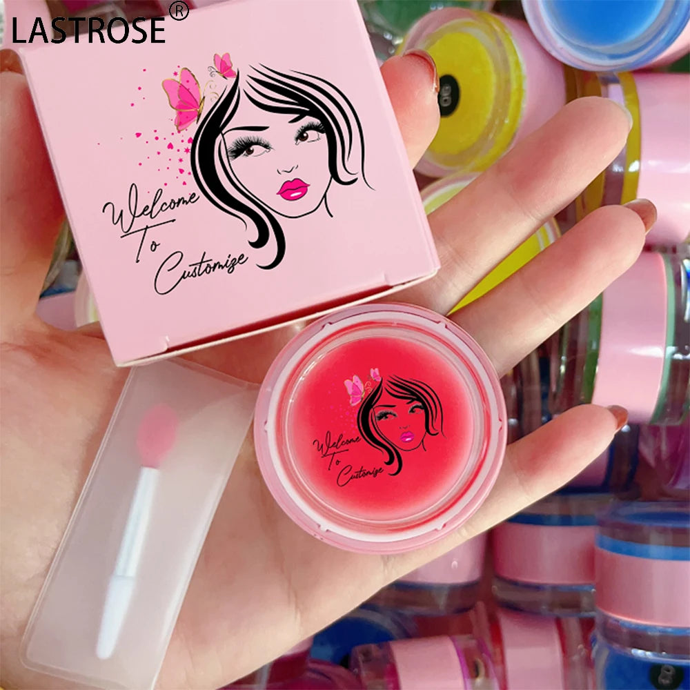 Private Label Lip Scrub Vendors Sugar Vegan Exfoliate Lip Balm Lipstick Dry Paper Box /transparent Plastic Bag Lipstick Liquid