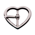 Heart Shape Shoes bar Buckle Making Nickle Color Zinc Alloy Women Accessory Pin Straps for Ladies Belt