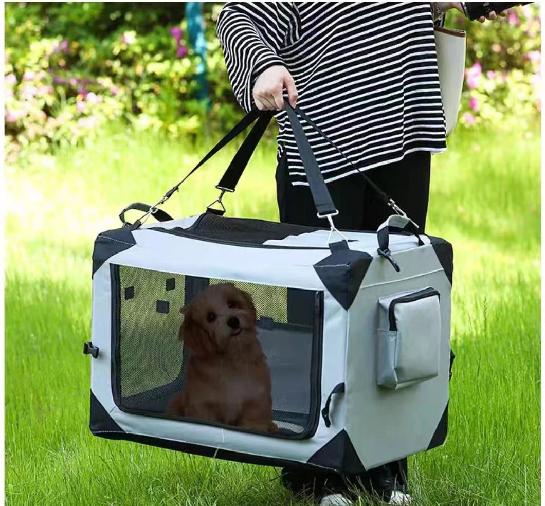Wholesale Dog Car Seat for Large Dog Travel Carrier Portable Back Seat Carriers Cage Breath Full Sizes Dogs Bag SUV
