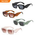 Finewell 2186 Lunette De Soleil Luxury Designer Famous Brands Sunglass Trendy Square Rectangle Frames Sunglasses 2025