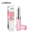 LANBENA Private Label Rose Hyaluronic Acid Smoothing Lip Lines Color Change Moisturizing Lip Balm