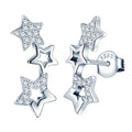 New Arrival Star Ear Climber Earrings 925 Sterling Silver Ear Cuff for Women MegaBDM
