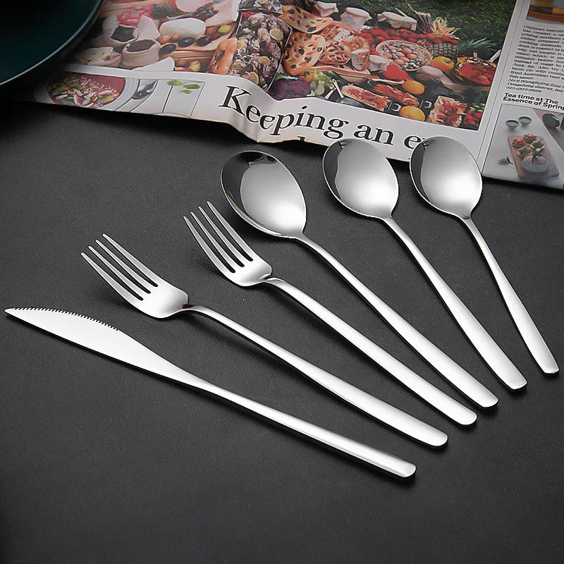 Wholesale Disposable Stainless Steel Cutlery Sets Fruit Pattern American Style Chongqing Sustainable Home Kitchen Dinnerware