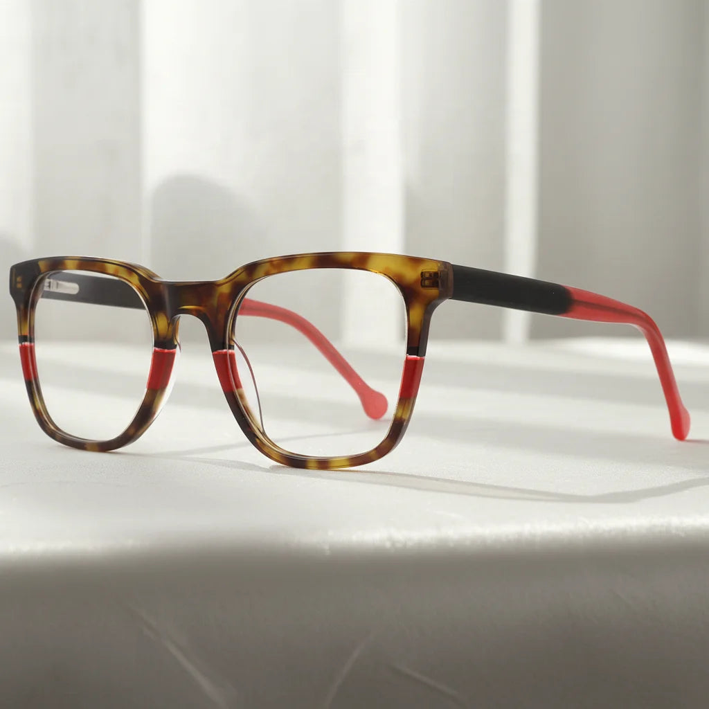 Custom Logo Best Sale Acetate Eyewear Frame Clear Lens Glasses Frame for Men Women
