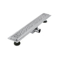 CE Certified Stainless Steel Linear Floor Drain Rectangle Shape Strainer for Bathroom and Kitchen Side Drainage