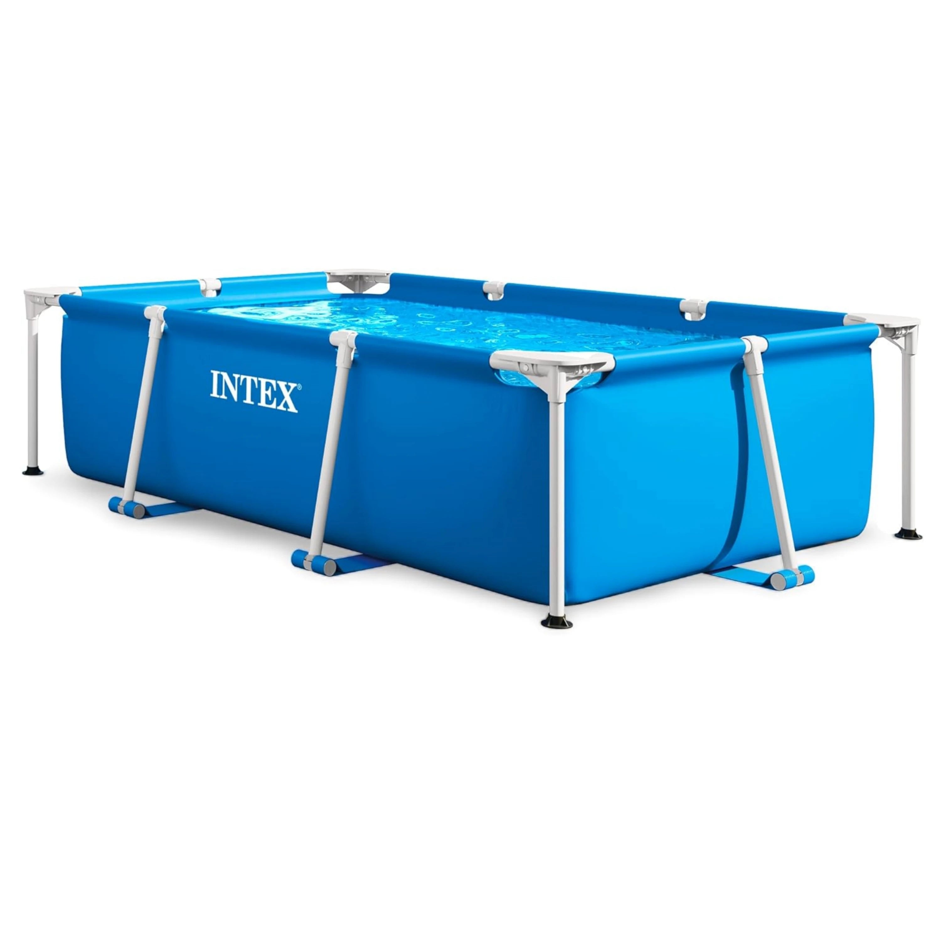 INTEX 28270 Above Ground Piscina Rectangular Frame Above Ground Swimming Pool 220x150x60cm