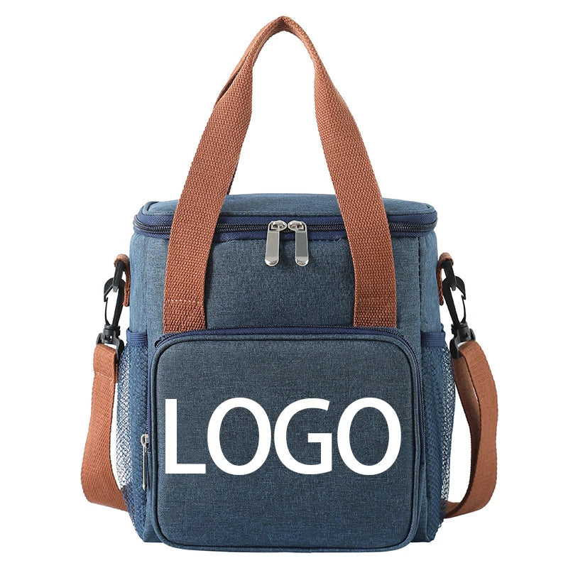 Custom Logo Factory Oxford Lunch Bag for Women Insulated Lunch Box for Men for Adult Reusable Insulation Lunch Tote Bag