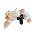 Cute BB Called Casual Cat Plush Keychain Toys for Stuffed Animal Machine Pendant with Sound Squeaking Cartoon Keychain Bag Charm