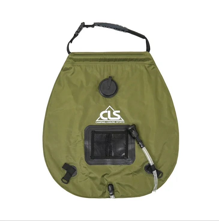 Outdoor Portable Camping Shower Bag with Removable and On-Off Switchable Shower Bag