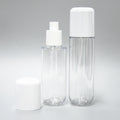 Cosmetic Transparent PETG 100ml Screen Printing Pump Spray Bottle for Makeup Toner Lotion Skin Care Essential Oil Perfume Use