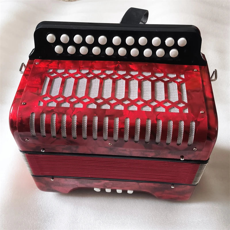 21 Key 8 Bass Button Accordion With ABS Hardcase Bayan Accordions MegaBDM