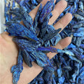 Wholesale Electroplate Black Tourmaline Blue Kyanite Flame Ore Raw Stone Ornaments