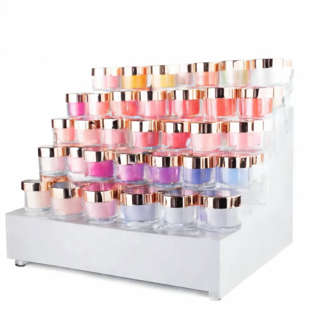 Nail Supplier Custom Logo Salon Products Fast Air Dry Nail Extension Cover Pink White Dipping Acrylic Powder