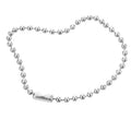 304 Stainless Steel Bead Chain Metal Ball Necklace for Holding Badges-Badge Holder Accessory