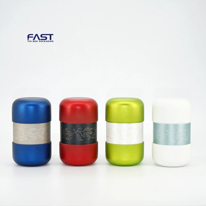 Oem Custom Wholesale Food Grade Round Tin Tea Packing Box