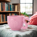 Custom Logo Wholesale 3D Cartoon Pink Flamingo Animal Design Ceramic Coffee Tea Milk Water Drinking Mug  Eco Cheap Dolomite Cup