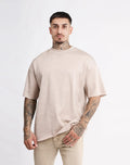 Men's Short Sleeve Solid Sweater with Elegant Drop Semi-Oversize Top Shoulder Design EU Market SuÃ©ter Pull / Pullover SuÃ©ter