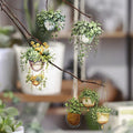 1Roll Tape Small Hanging Basket Series Potted Plants Boxed Handbook Material Decorative Collage Playing