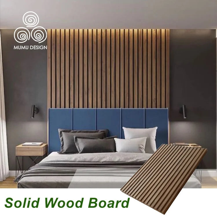 MUMU Exterior Interior 3D Professional Carved  Other Wood Boards Wall Cladding Panel for Outdoor