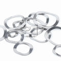 304 Stainless Steel Three Wave Washers Spring Washer M3 M4 M5 M6 M8 M10 M12 M14 M16 M19 M23 M25 M27 M31 M39 M41
