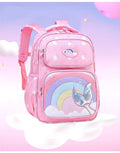 Manufacturer's Large Capacity Kids Backpack Rainbow Fish Cartoon Pattern Primary School Girl Student Bag