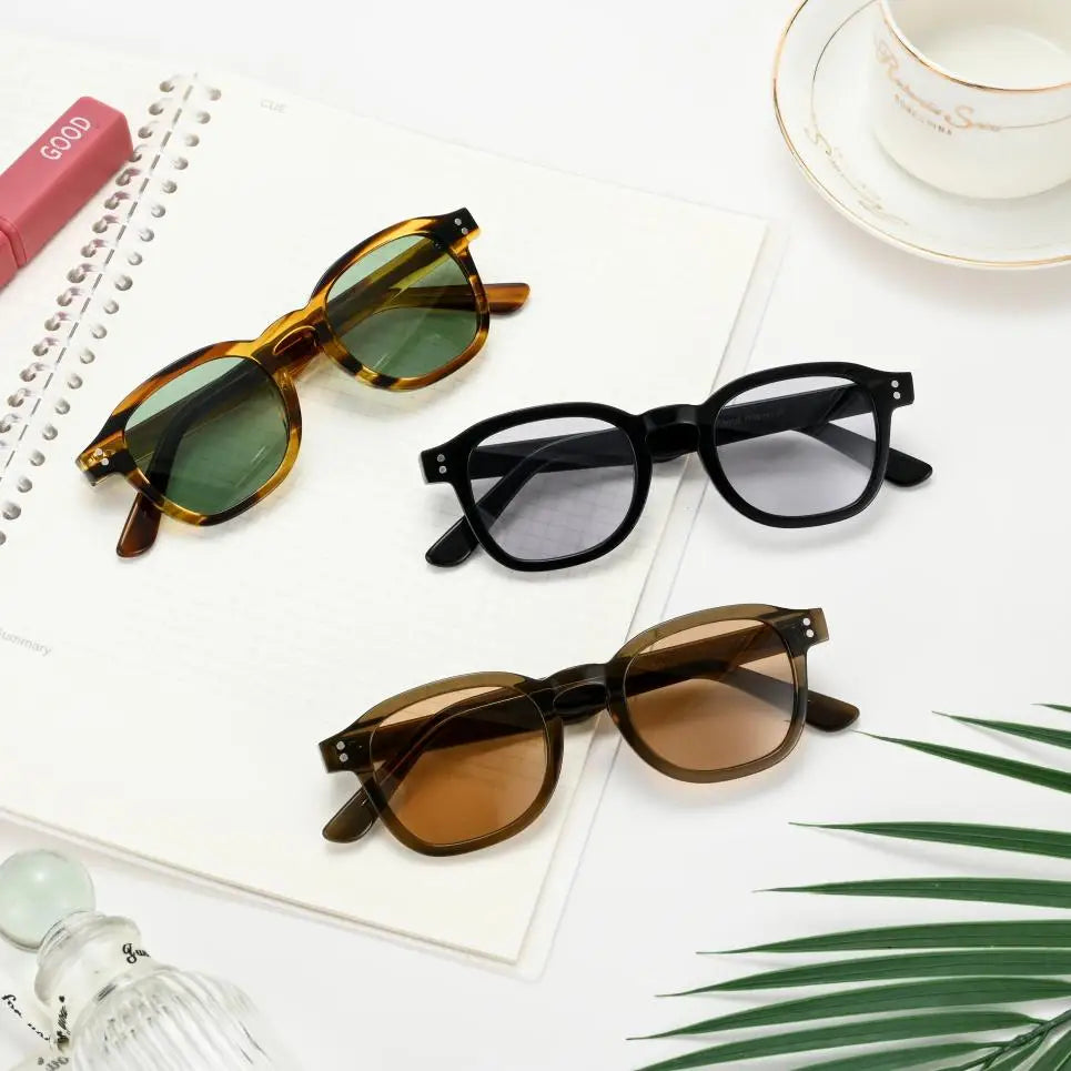 OEM Unisex Fashion Polarized Shades Sunglasses Wholesale High Quality Acetate Sunglasses Custom logo Car Sunglass Anti Light