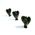 Huiying Black Obsidian Semi-Precious Stone Angel 1.5 Inch Carving Sculptures Crafts