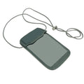 Tactical EDC ID Card Holder MOLLE-Compatible Chest Wallet for Credit Cards/Passport Hanging Hunting Pouch with Lanyard