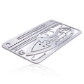 IRONDONKEY Steel Survival Kit Outdoor Camping Multi-function Survival Tool Fishing Gear Hook Card