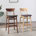 American Simple Retro bar Cafe Stool Modern Home Restaurant Furniture bar Dining Chair Solid Wood bar Chair