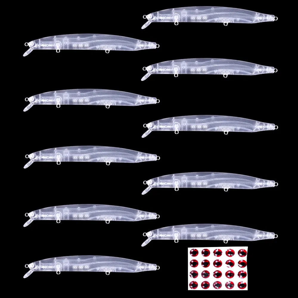 Wholesale MI118-0 13.5cm 15g Hard Body Unpainted Blank Minnow Fishing Lures