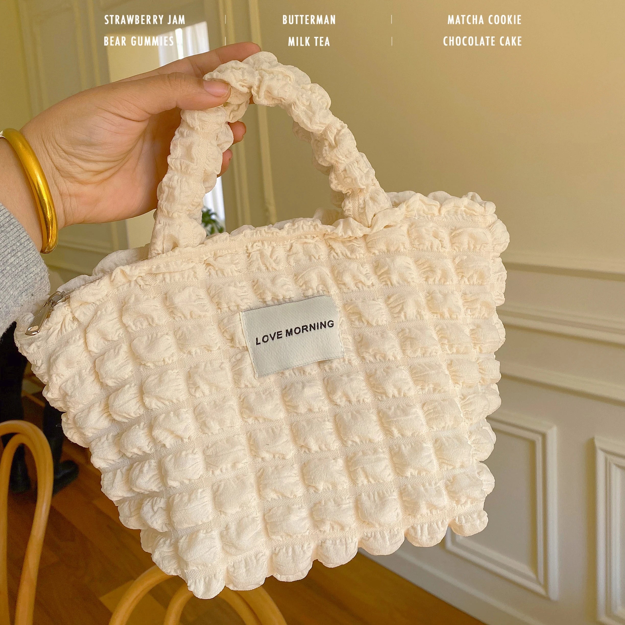 2022 Korean Style Lunch Bag Beauty Bento Bag Portable Lunch Bag