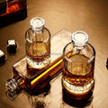 High Quality Empty Glass Wine Bottle Vodka Gin Rum Whiskey Bottle Glass Liquor Bottle With Stopper Screw Cap
