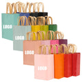 Procurement Products Your Own logo Customized Portable Takeout Food Gift Fancy Colorful Packaging Restaurant Kraft Paper Bag