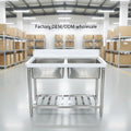 Hot Sale Independent Hotel Restaurant Kitchen Single Bowl Wash Sink Customizable Commercial Stainless Steel Sink