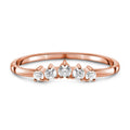 Wholesale 925 Sterling Silver Jewelry Dainty Jewelry Exquisite Women Ring Band Natural White Topaz Ring