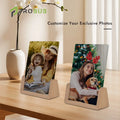 Prosub 12.7*17.8cm Sublimation Glass Picture Frame Blank Custom Printing Tempered Glass Sublimation Photo Frames