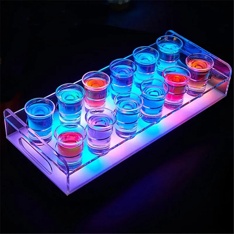 12 Holes LED Shot Glass Tray
