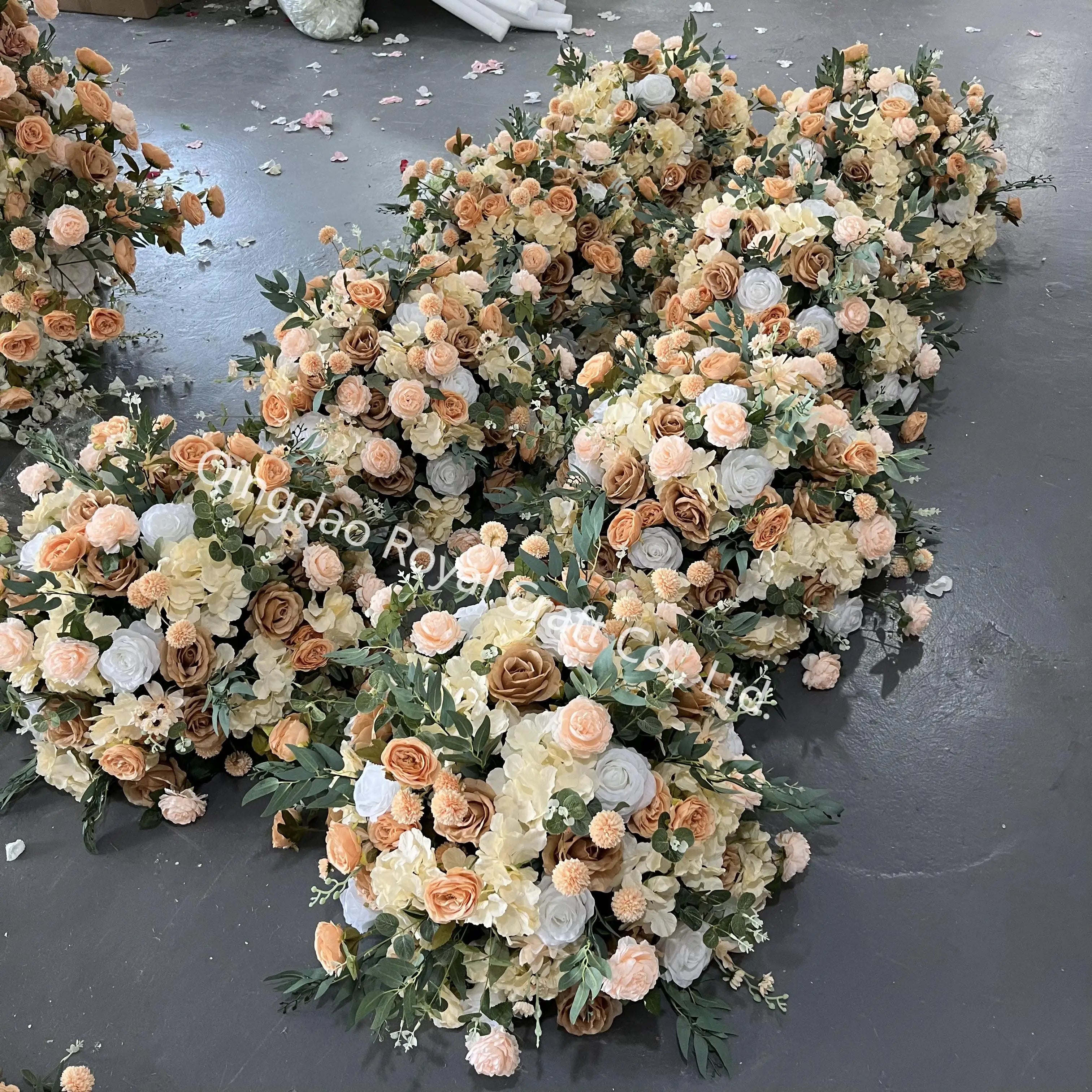 White Camellia Artificial Flower Ball Wedding Decor Soft and Realistic Ceiling Accessories for Christmas Decoration