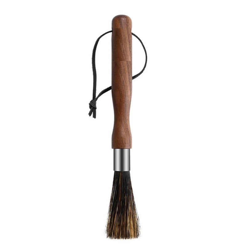 Household Portable Clean Coffee Tools Bristle Espresso Wood Kitchen Cleaning Brush Long Handle Coffee Grinder Cleaning Brushes