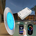 HOTOOK 7mm Slim Newest Led Underwater SMD 316SS Stainless Steel AV12 Volt Wifi Remote Control Spa Light Resin Filled Pool Lights