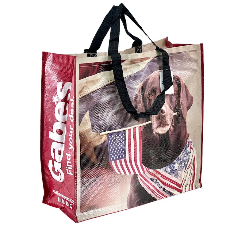 Customizable 27 Gallon PP Storage Tote Bags Eco-Friendly Portable Carrier Easy Shopping Woven Custom Logo Handled Gifts Letter